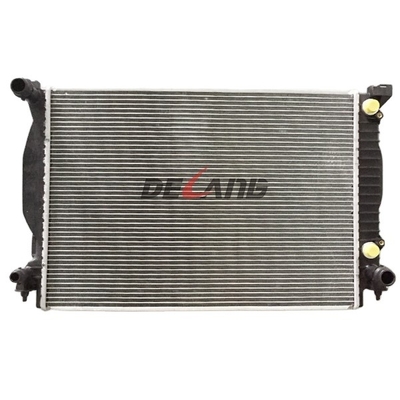 Auto engine aluminum plastic radiator pa66 gf30 with oil cooler for AUDI A4 A6 OE No# 8E0121251M (DL-B260A)